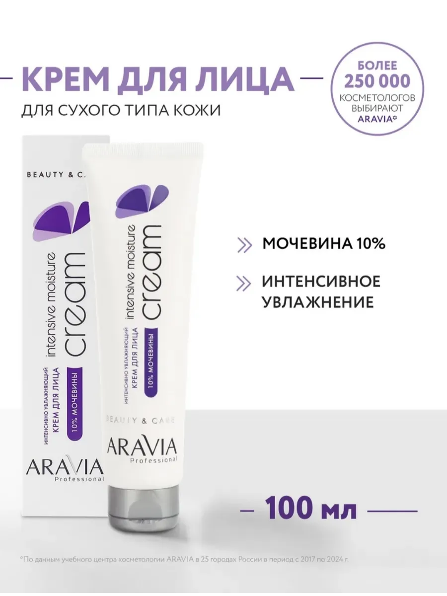 Крем для лица интенсивно увлажняющий с мочевиной, 100 мл