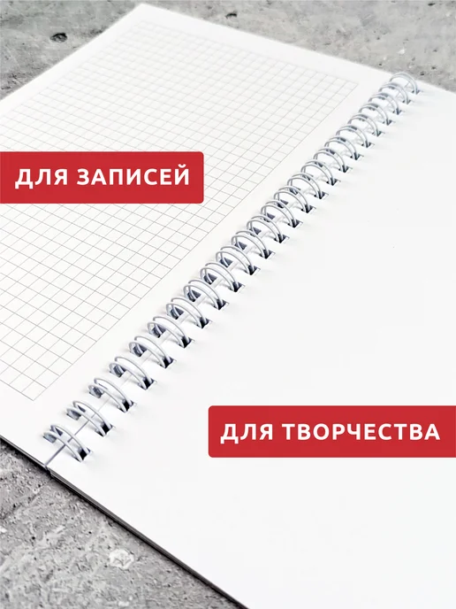 ЛИЧНОЕ ПРОСТРАНСТВО Чёрный блокнот А5 в клетку на кольцах, розовый, фото 5
