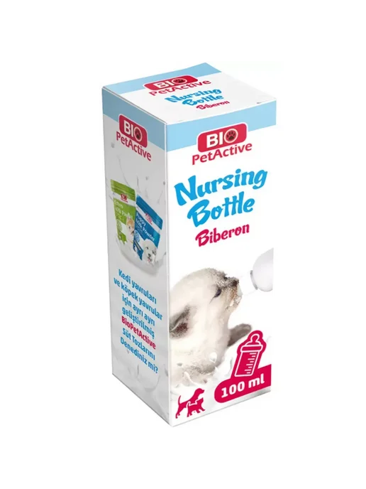 BioPetActive Бутылочка Nursing Bottle для кормления щенков,котят,100мл, 100 мл