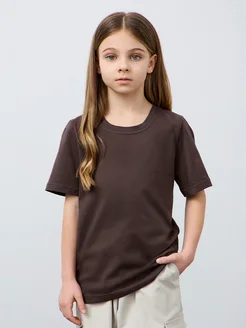 Футболка детская базовая однотонная