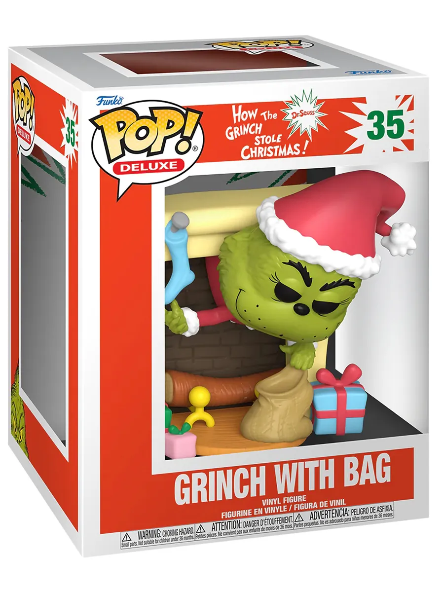 Фигурка Funko How the Grinch Stole Christmas Grinch w/Bag