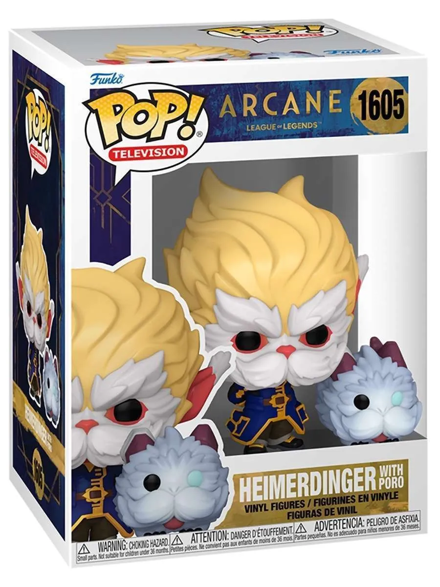 Фигурка POP! TV Arcane League of Legends Heimerdinger w/Poro