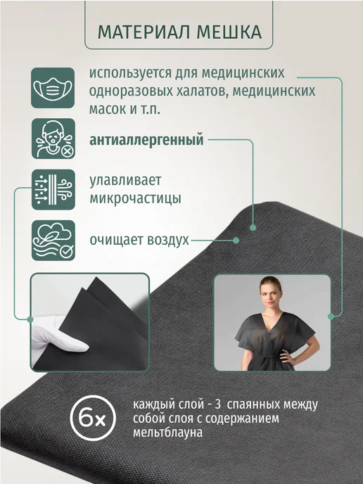 DUST BAG Мешок DB для пылесоса DEWALT DXV34PTA, 34л, 34 л, фото 3