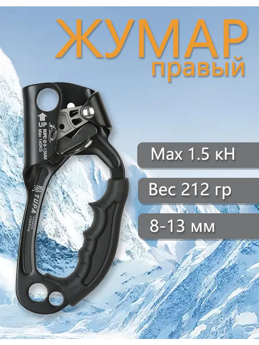 черное Альпинистский зажим