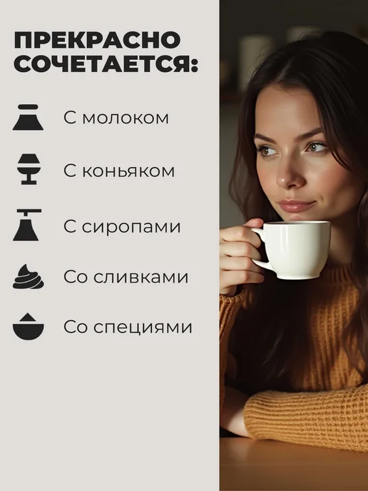 lancof Кофе в зернах 3 шт по 250 г Апельсин Вишня Штрудель, 3 шт, 250 г, фото 5