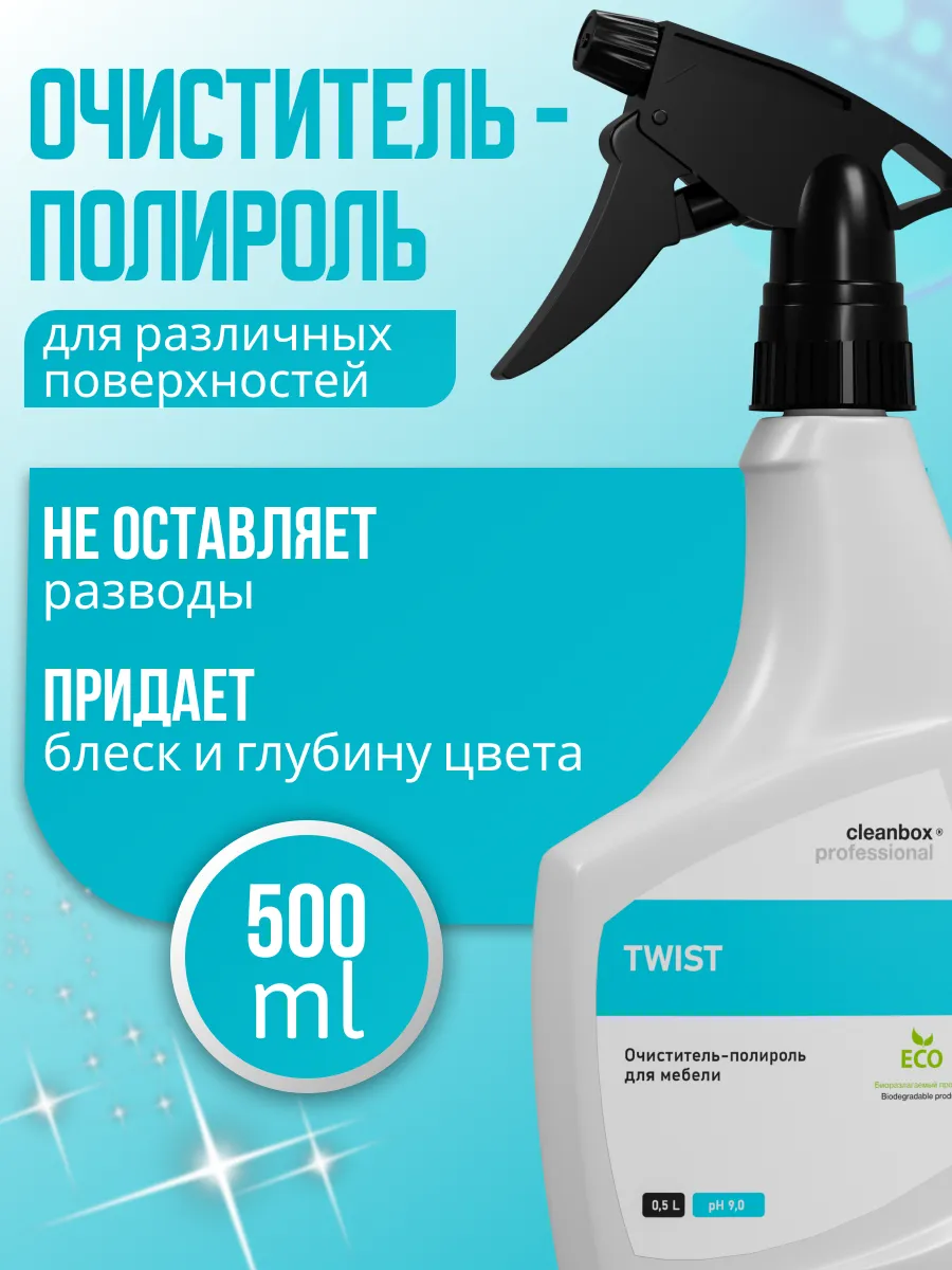 Очиститель - полироль для мебели Professional TWIST