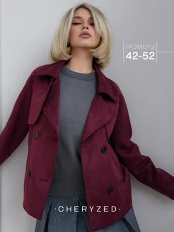 Замшевая куртка демисезонная CHERYZED 317448613 купить за 6 930 ₽ в интернет-магазине Wildberries