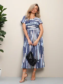 Платье длинное трикотажное RayanTex 37 317613620 купить за 1 016 ₽ в интернет-магазине Wildberries