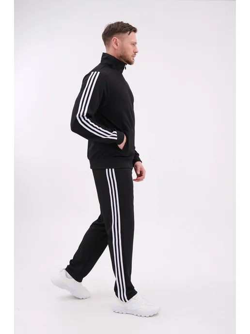 TH Outfit спортивный костюм на молнии, черный, фото 6