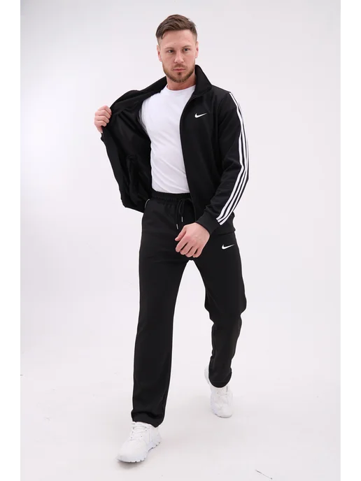 TH Outfit спортивный костюм на молнии Nike, черный, фото 4