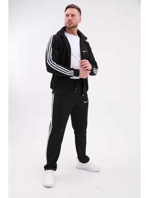 TH Outfit спортивный костюм на молнии Nike, черный, фото 5