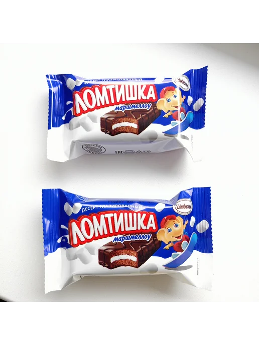 АККОНД Бисквитное пирожное Ломтишка маршмеллоу глазированный 1кг, 1 кг, фото 3