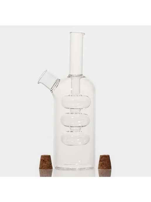 Бутылка стеклянная для соуса и масла 2 в 1 «Фьюжн» 250 100, белый, фото 4