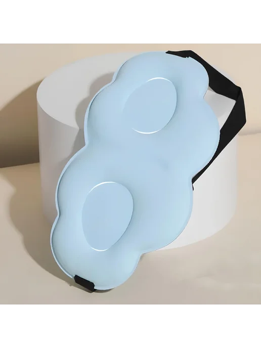 Сверхобщество 3D маска для сна облачко, голубой, фото 5