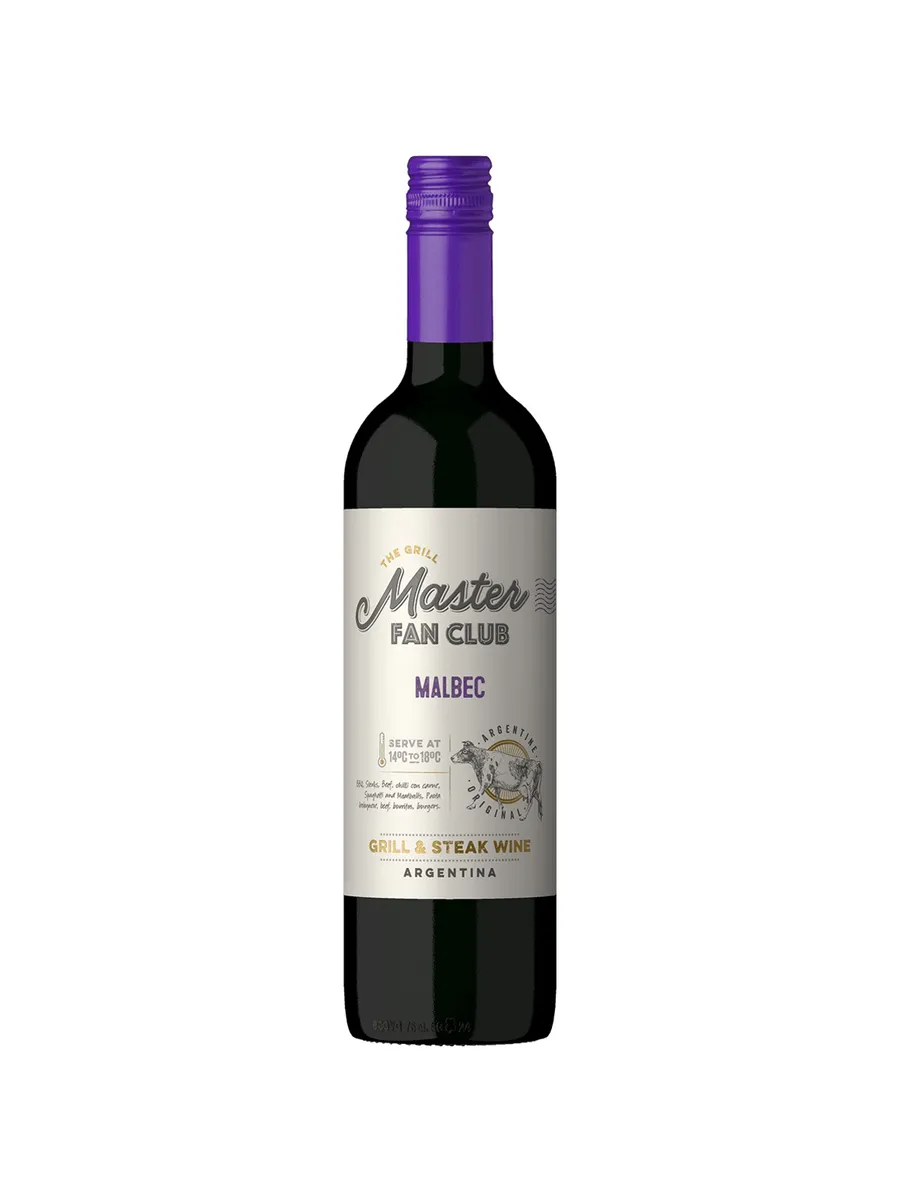 Вино The Grill Master Fan Club Malbec красное сухое 0,75 л