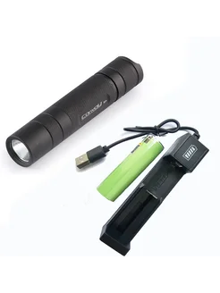 Фонарик S2+ Cree XML2 7135x6 2700К с аккумулятором зарядкой convoy 317825839 купить за 2 370 ₽ в интернет-магазине Wildberries