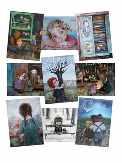 Открытки 9 штук для посткроссинга № 4 Н. Чакветадзе Artangels.Originals 317930830 купить за 825 ₽ в интернет-магазине Wildberries