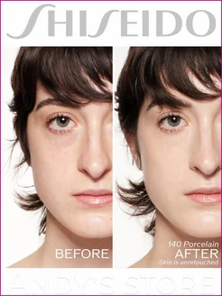 Тональный крем Revitalessence Skin Glow тон 140 Porcelain SHISEIDO