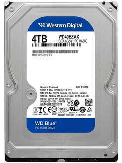 Жесткий диск Blue 4TB WD40EZAX WD 317996808 купить за 9 175 ₽ в интернет‑магазине Wildberries