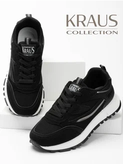 Кроссовки женские черные KRAUS Collection 318041853 купить за 2 379 ₽ в интернет-магазине Wildberries