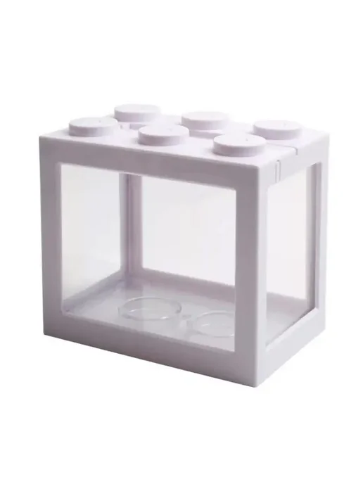 nezz Мини аквариум с подсветкой 16x14.5 см белый, 16x14.5 см, белый, фото 4