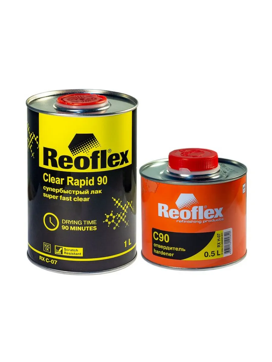 Супербыстрый лак Reoflex Rapid 1л. + отв. 0,5 л