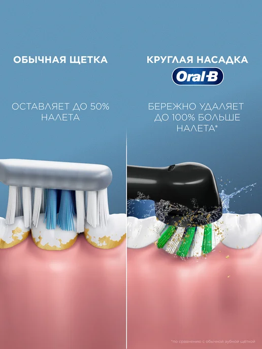 Oral-B Зубная щетка электрическая детская мягкая 1 шт, черный, фото 2