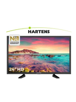 Телевизор 24" HT-24H06B-VZ, черный HARTENS 318453726 купить за 9 602 ₽ в интернет-магазине Wildberries