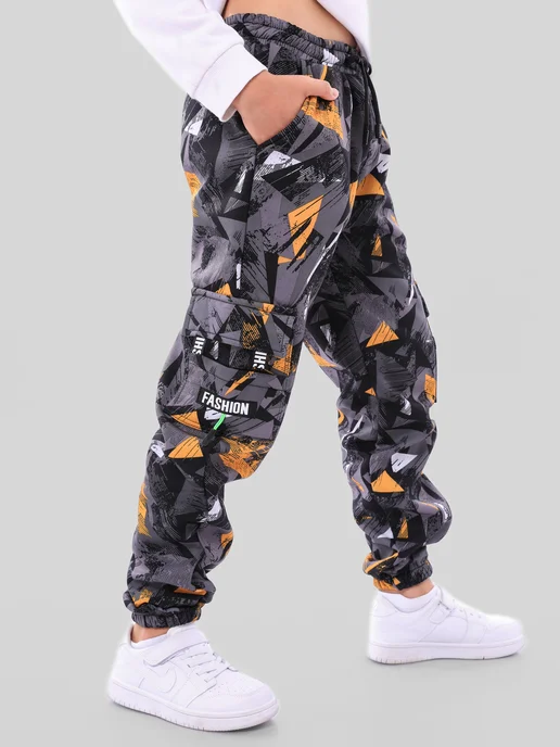 Iconicshop Брюки подростковые для мальчика, черный, фото 3