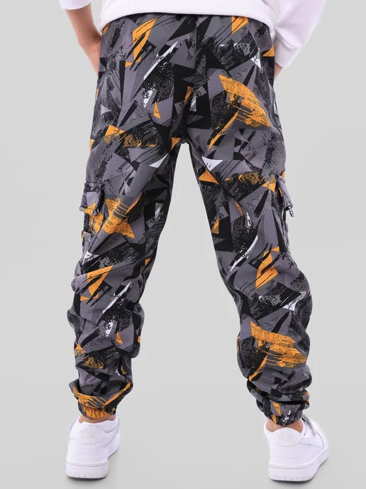 Iconicshop Брюки подростковые для мальчика, черный, фото 4