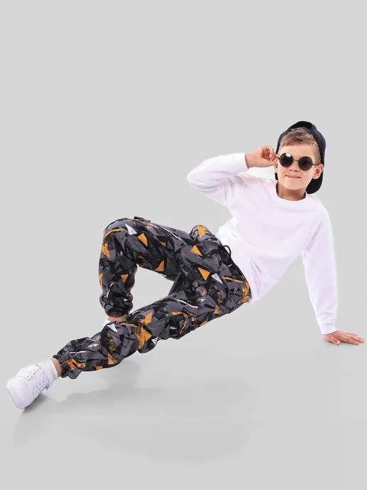 Iconicshop Брюки подростковые для мальчика, черный, фото 7