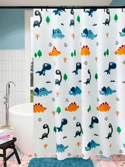 Штора для ванной Dino 180х200 см, с утяжелителем PRIMANOVA 318944220 купить за 1 104 ₽ в интернет‑магазине Wildberries