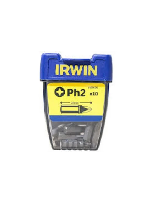 IRWIN Набор крестовых бит PH2 х 25 мм, 10 шт, 2x25 мм, 10 шт