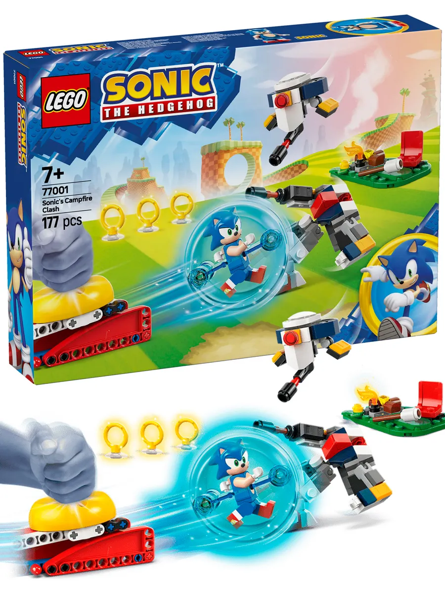 Конструктор Sonic 77001 Противостояние Соника у костра