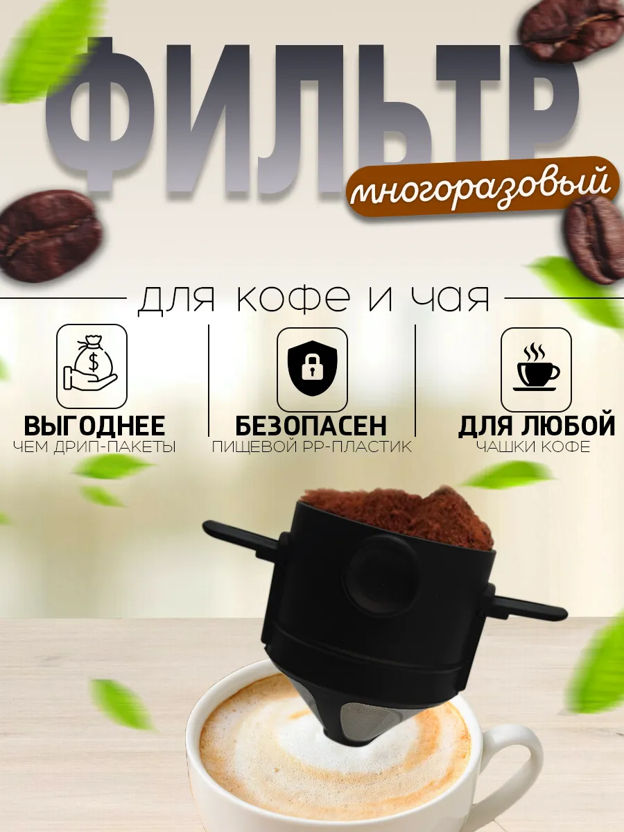 Фильтр многоразовый для кофе и чая