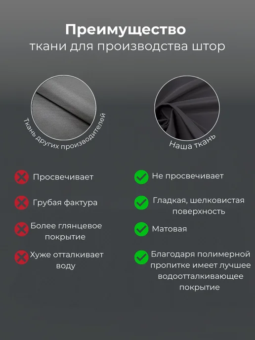 VGDHome 220х60 Штора под ванну экран тканевый прямой, 220x60, фото 7