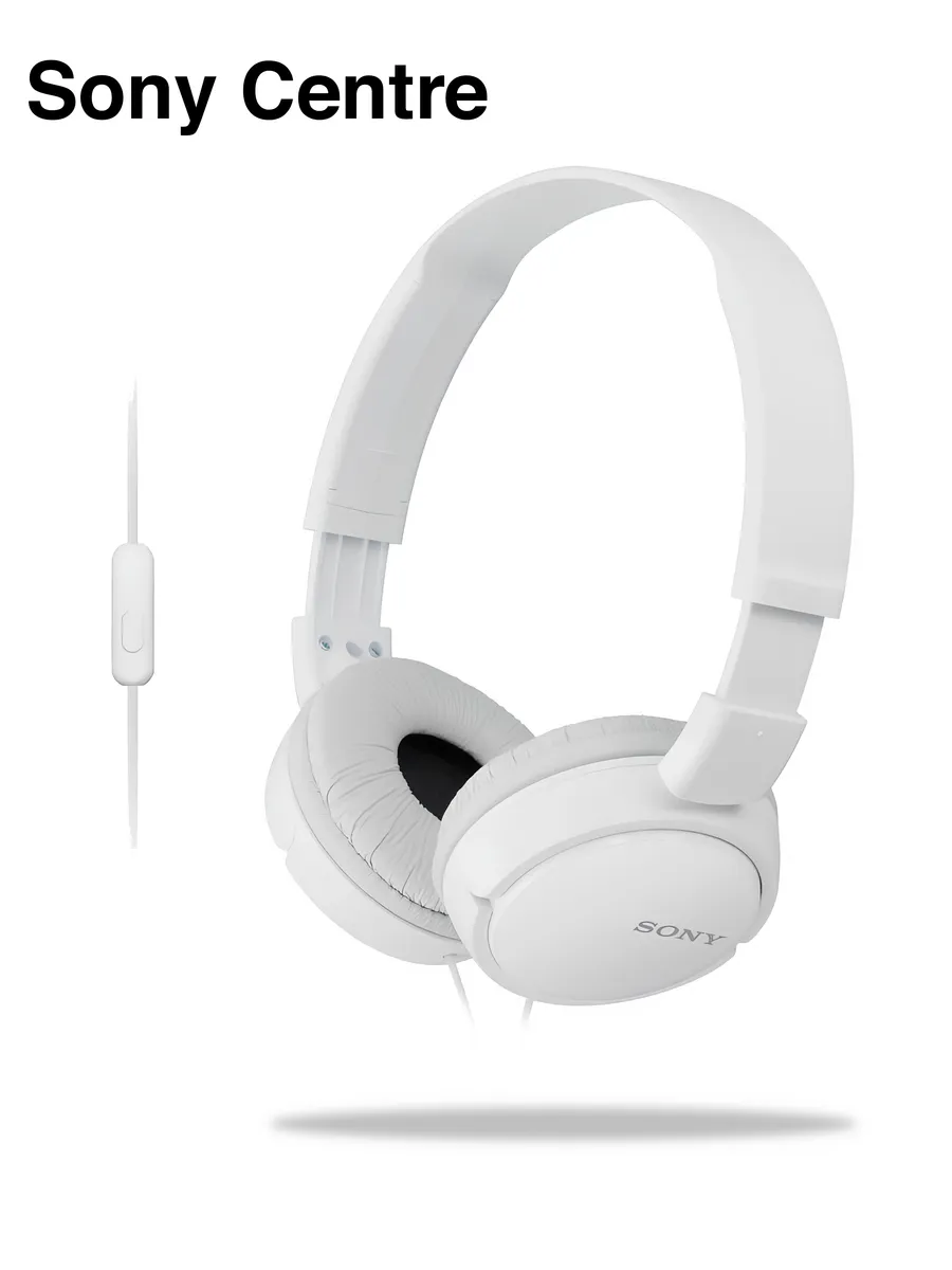 SONY MDR-ZX110AP наушники с микрофоном белые