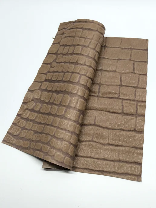 Kozha_natural Натуральная кожа для рукоделия, 20×15 см, коричневый, фото 2