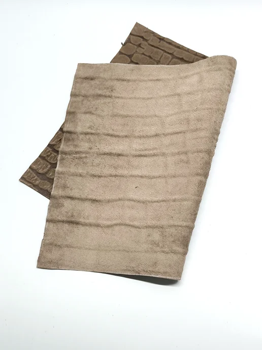 Kozha_natural Натуральная кожа для рукоделия, 20×15 см, коричневый, фото 3