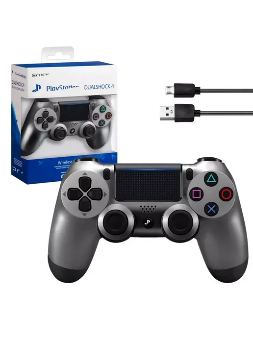 Геймпад PS4 DualShock беспроводной AA, серый