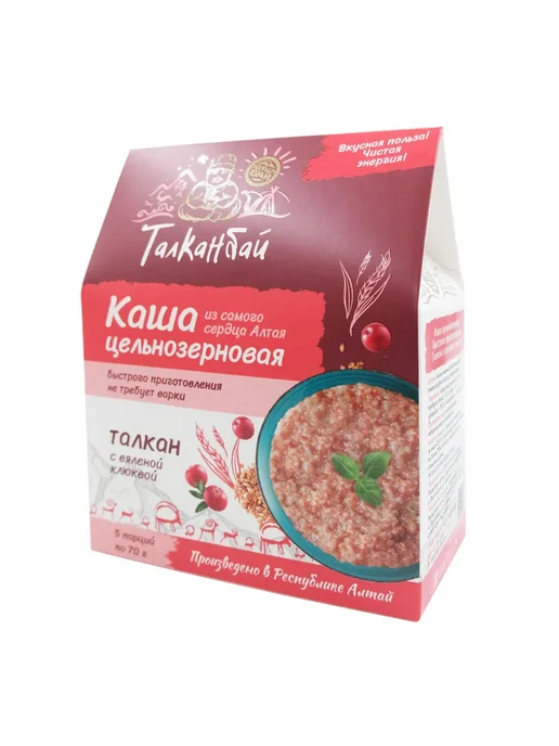 Алтын Бай Талкан ячменный с вяленой клюквой 350 г, 350 г, фото 4
