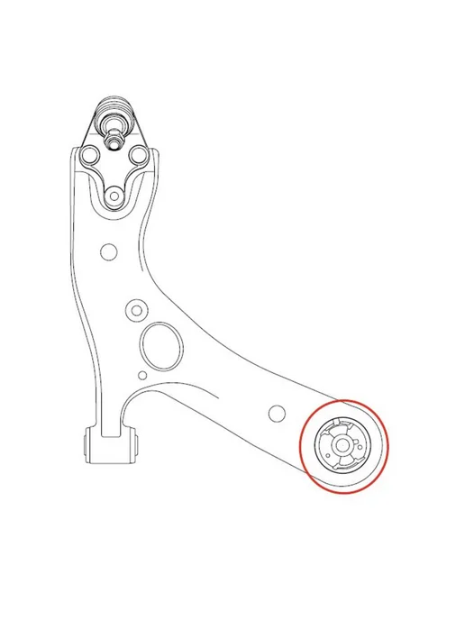 CTR Сайлентблок рычага подвески Toyota OEM 4865544020, вариант, фото 3