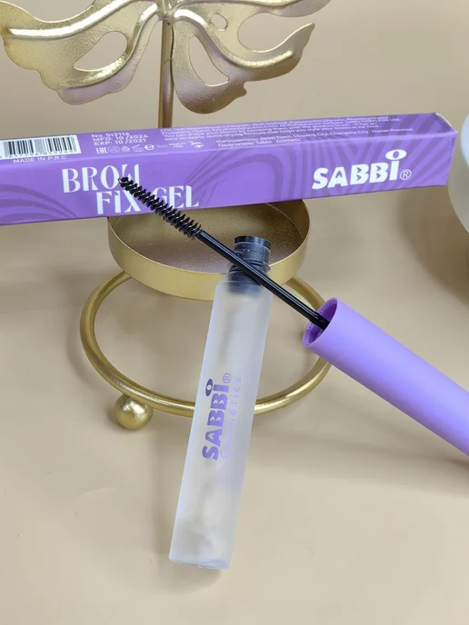 Sabbi Brow Гель для бровей стойкий прозрачный для фиксации, белый, фото 2