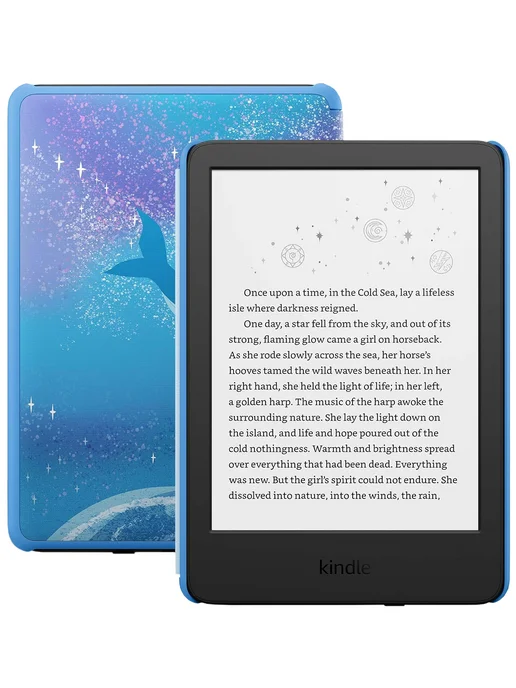 Amazon Kindle 11 2024 16GB с оригинальной обложкой Space Whale, 16 ГБ, фото 8