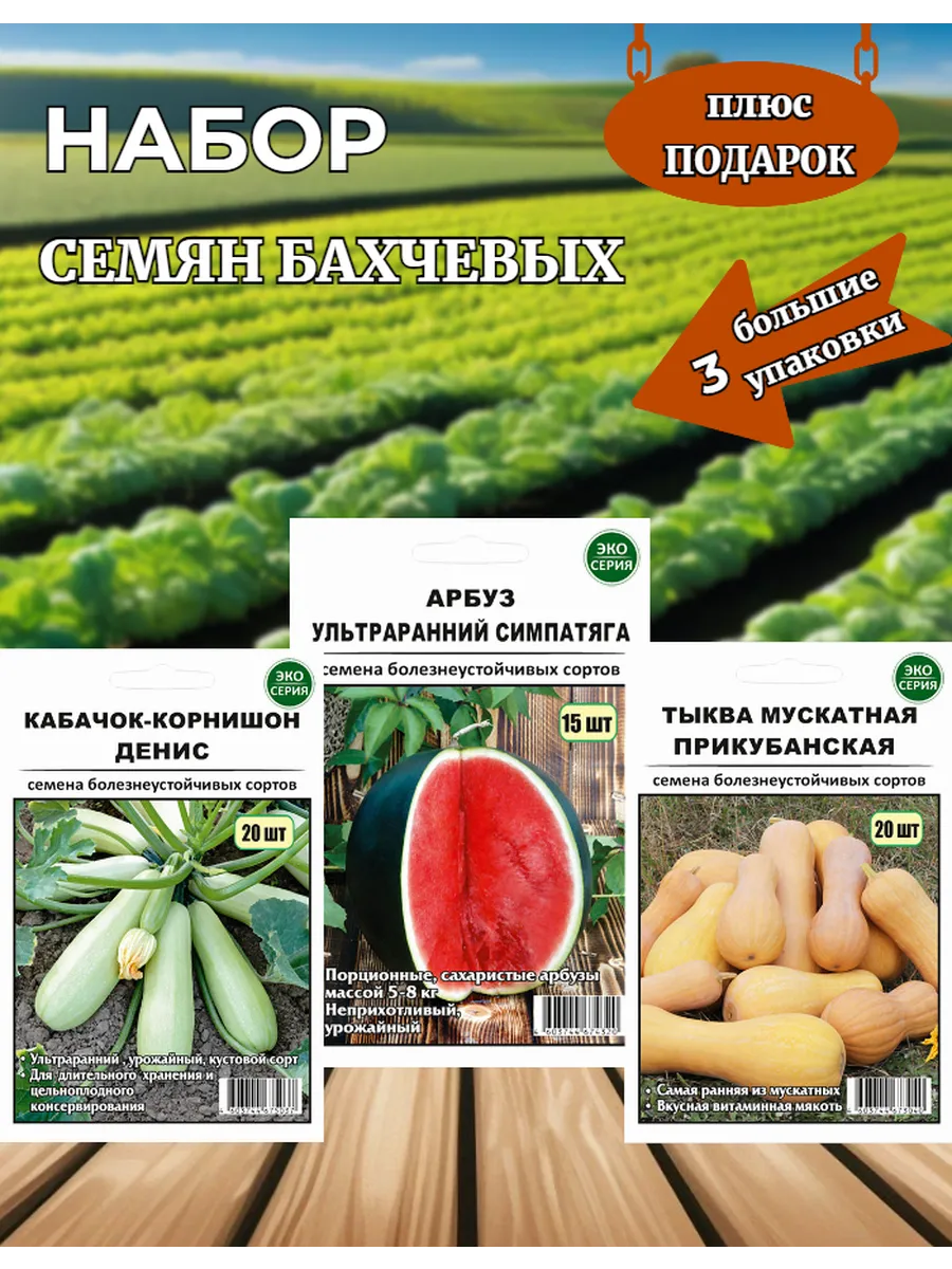 Набор семян бахчевые.
