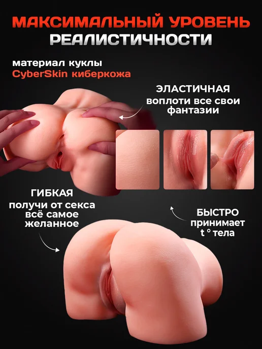 FOXY Мастурбатор мужской вагина секс игрушки для взрослых 18+, розовый, фото 2