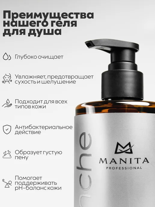 MANITA PROFESSIONAL Гель для душа парфюмированный, 460 мл, фото 3