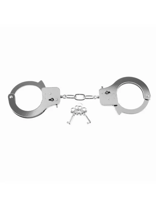 PIPEDREAM Наручники металлические Designer Metal Handcuffs, серый, фото 4