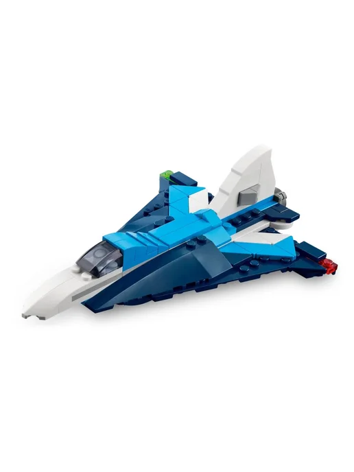 LEGO Конструктор Creator 31160 Гоночный самолёт 3в1, голубой, фото 5