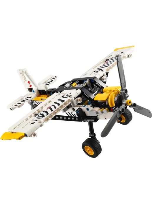 LEGO Конструктор Technic 42198 Пропеллерный самолёт, черный, фото 3